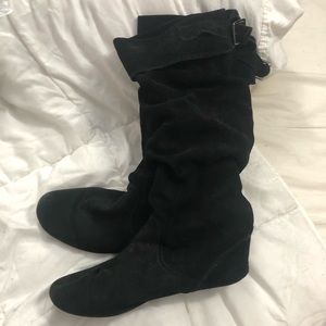 Slouchy Knee High Boots